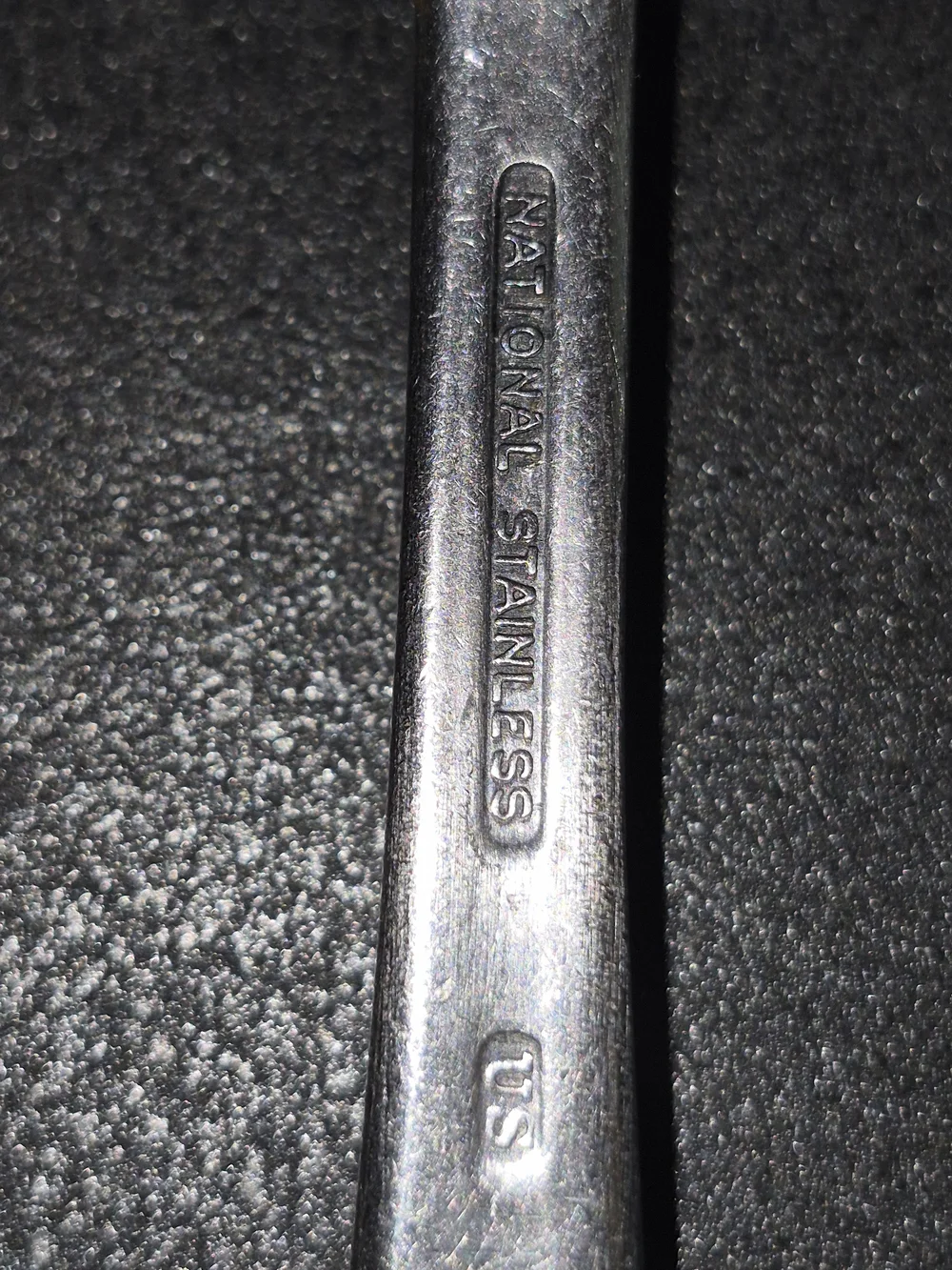 Vintage National Silver Co. USA Made Military Surplus Serving Spoons 8.5